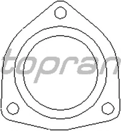 Прокладка, труба выхлопного газа TOPRAN купить