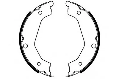 Комплект тормозных колодок; Комплект тормозных колодок, стояночная тормозная система E.T.F. купить