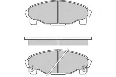 Комплект тормозных колодок, дисковый тормоз E.T.F. купить