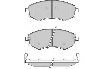 Комплект тормозных колодок, дисковый тормоз E.T.F. купить