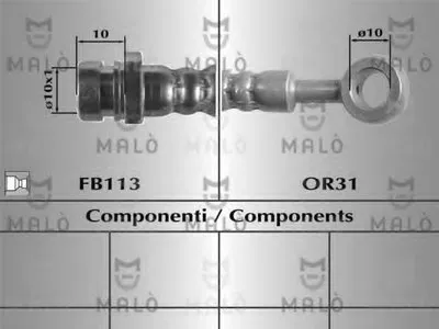 Тормозной шланг MALÒ купить