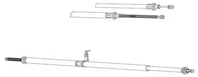 Трос, стояночная тормозная система CEF купить