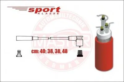 Комплект проводов зажигания LPG Serie MASTER-SPORT купить