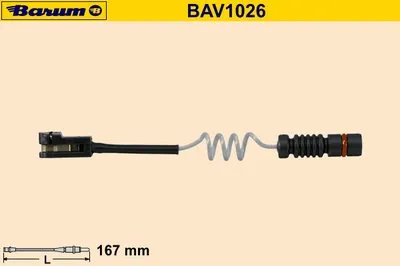 Сигнализатор, износ тормозных колодок BARUM купить