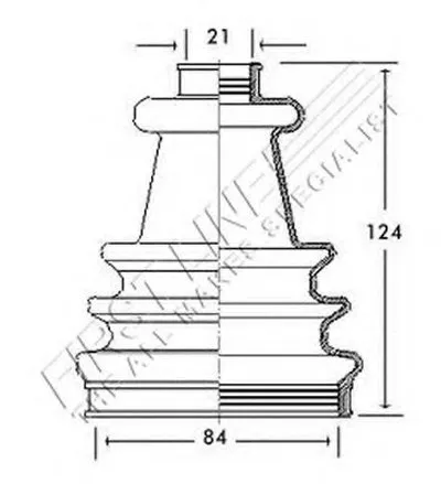 Пыльник, приводной вал FIRST LINE купить