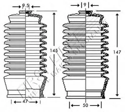 Пыльник, рулевое управление FIRST LINE купить