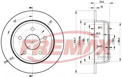 Тормозной диск Premium Carbon + FREMAX купить