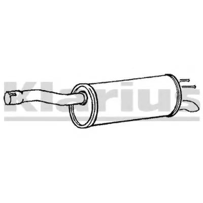 Глушитель выхлопных газов конечный KLARIUS купить