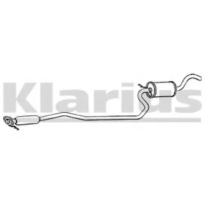 Средний глушитель выхлопных газов KLARIUS купить