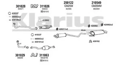 Система выпуска ОГ KLARIUS купить