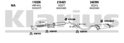 Система выпуска ОГ KLARIUS купить