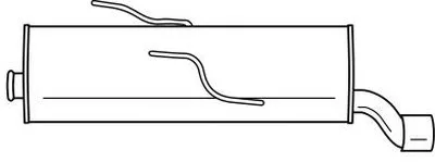 Глушитель выхлопных газов конечный SIGAM купить