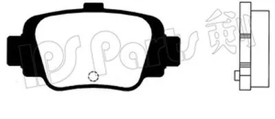 Комплект тормозных колодок, дисковый тормоз IPS Parts IPS Parts купить