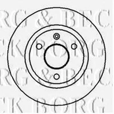 Тормозной диск BORG & BECK купить
