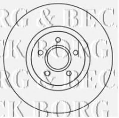 Тормозной диск BORG & BECK купить