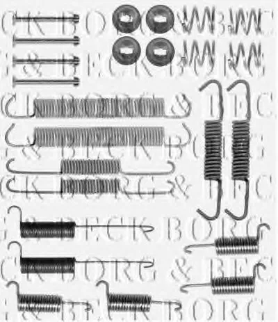 Комплектующие, колодки дискового тормоза BORG & BECK купить