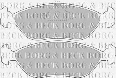 Комплект тормозных колодок, дисковый тормоз BORG & BECK купить