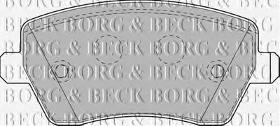 Комплект тормозных колодок, дисковый тормоз BORG & BECK купить