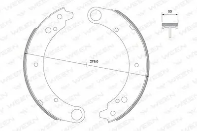 Комплект тормозных колодок WEEN купить