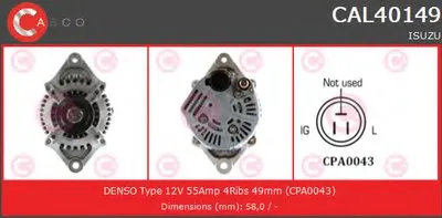 Генератор BRAND NEW SERIES CASCO купить