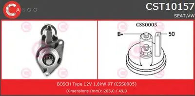 Стартер BRAND NEW SERIES CASCO купить