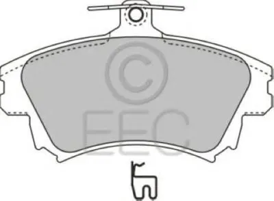 Комплект тормозных колодок, дисковый тормоз EEC купить