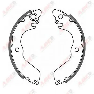 Комплект тормозных колодок ABE купить