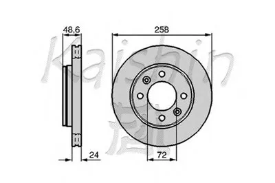 Тормозной диск KAISHIN купить