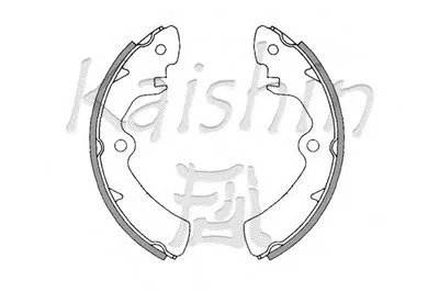 Комплект тормозных колодок KAISHIN купить