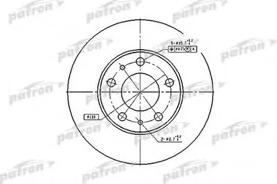 Тормозной диск PATRON купить