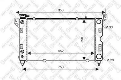 Радиатор, охлаждение двигателя STELLOX купить