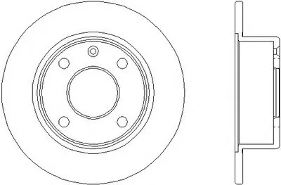 Тормозной диск HELLA PAGID купить
