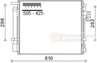 Конденсатор, кондиционер VAN WEZEL купить