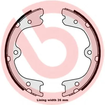 Комплект тормозных колодок, стояночная тормозная система BREMBO купить