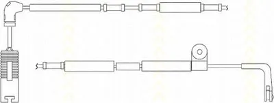 Сигнализатор, износ тормозных колодок TRISCAN купить