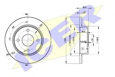 Тормозной диск ICER купить