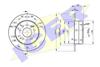 Тормозной диск ICER купить