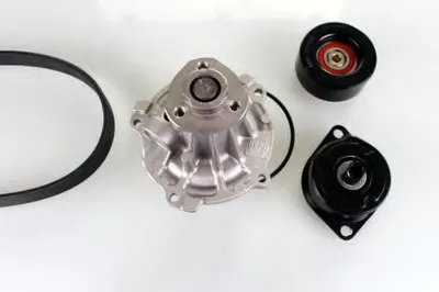 Водяной насос + комплект ручейковых ремней HEPU купить