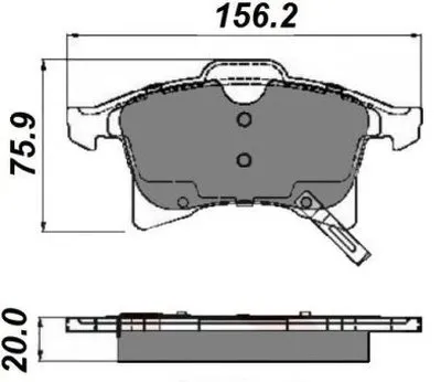 Комплект тормозных колодок, дисковый тормоз NATIONAL купить