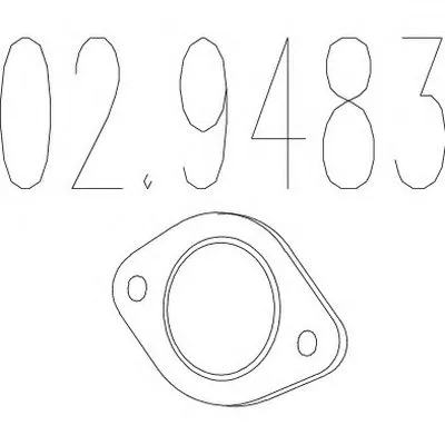 Прокладка, труба выхлопного газа MTS купить