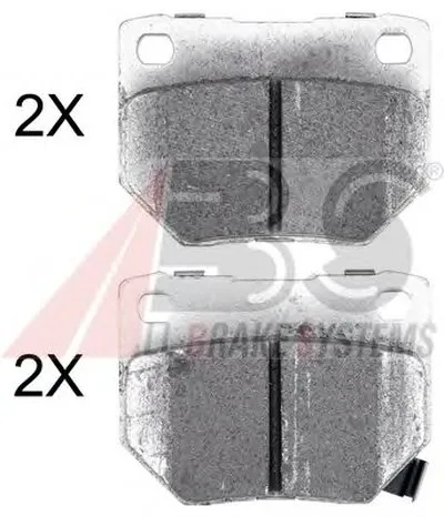 Комплект тормозных колодок, дисковый тормоз SPORTLINE A.B.S. купить