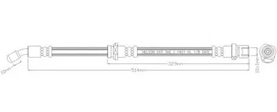 Тормозной шланг REMKAFLEX купить