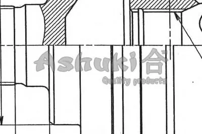 Шарнирный комплект, приводной вал ASHUKI купить