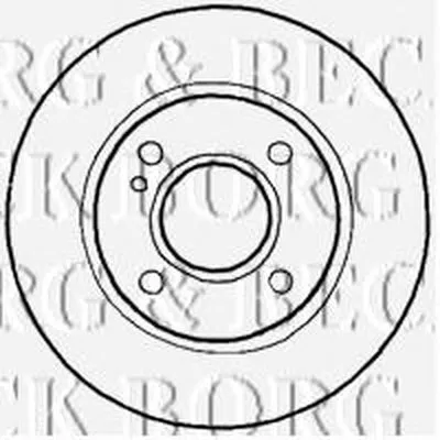 Тормозной диск BORG & BECK купить