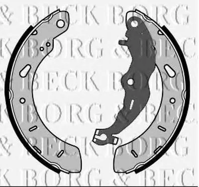 Комплект тормозных колодок BORG & BECK купить
