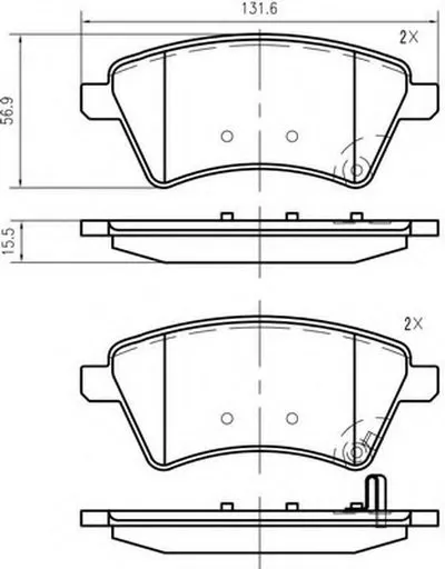 Комплект тормозных колодок, дисковый тормоз VEMA купить
