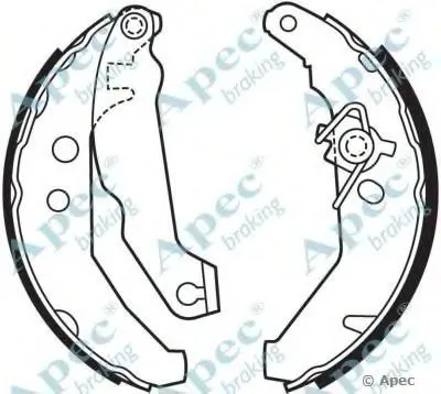 Тормозные колодки APEC braking купить