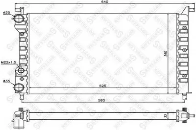 Радиатор, охлаждение двигателя STELLOX купить