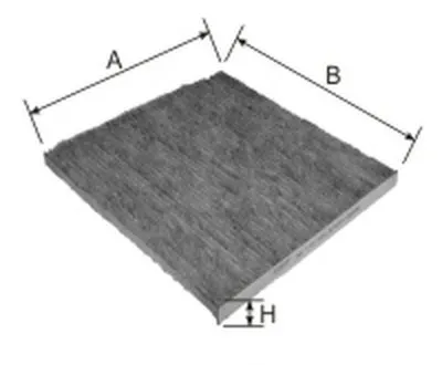Фильтр, воздух во внутренном пространстве Cabin filter (Charcoal) for NISSAN GOODWILL купить