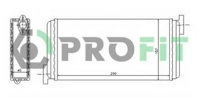 Теплообменник, отопление салона PROFIT купить